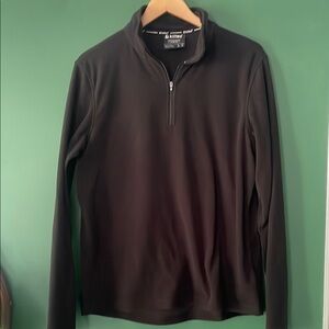 Killtec 1/4 Zip Black Fleece Men's M Ski Winter Warm Cozy Soft